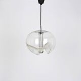 Clear Glass Pendants designed by Koch & Lowy, Germany, 1970s