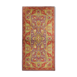 Antique Irish Handmade Wool Donegal Rug  1900-87x175cm