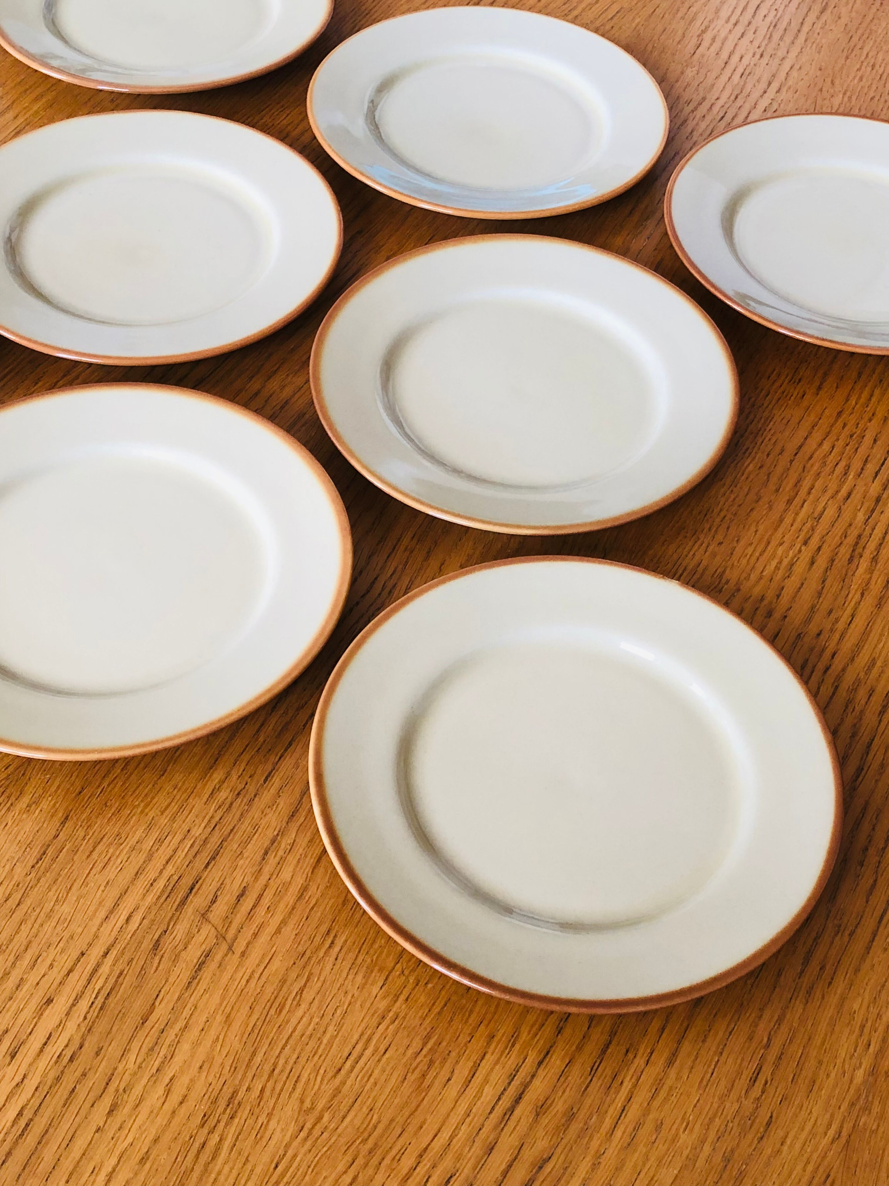 Set of 8 Tulowice dessert plates