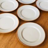 Set of 8 Tulowice dessert plates