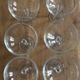 Bohemian crystal champagne cups