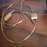 1960s free form wooden bedside lamp