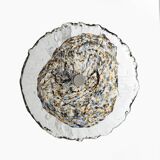 Attributed to AV Mazzega Mid-Century Modern Italian Murano Glass Pendant, 1970s