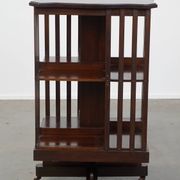 Antique English Wooden Book Carousel on Wheels – Late 19th Century