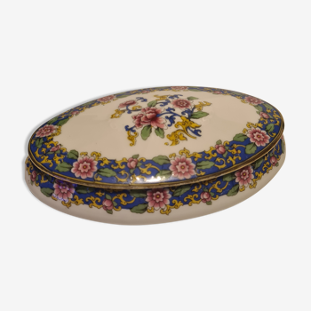 Bonbonnière Porcelaine de Limoges floral décor