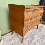 Rattan chest of drawers
