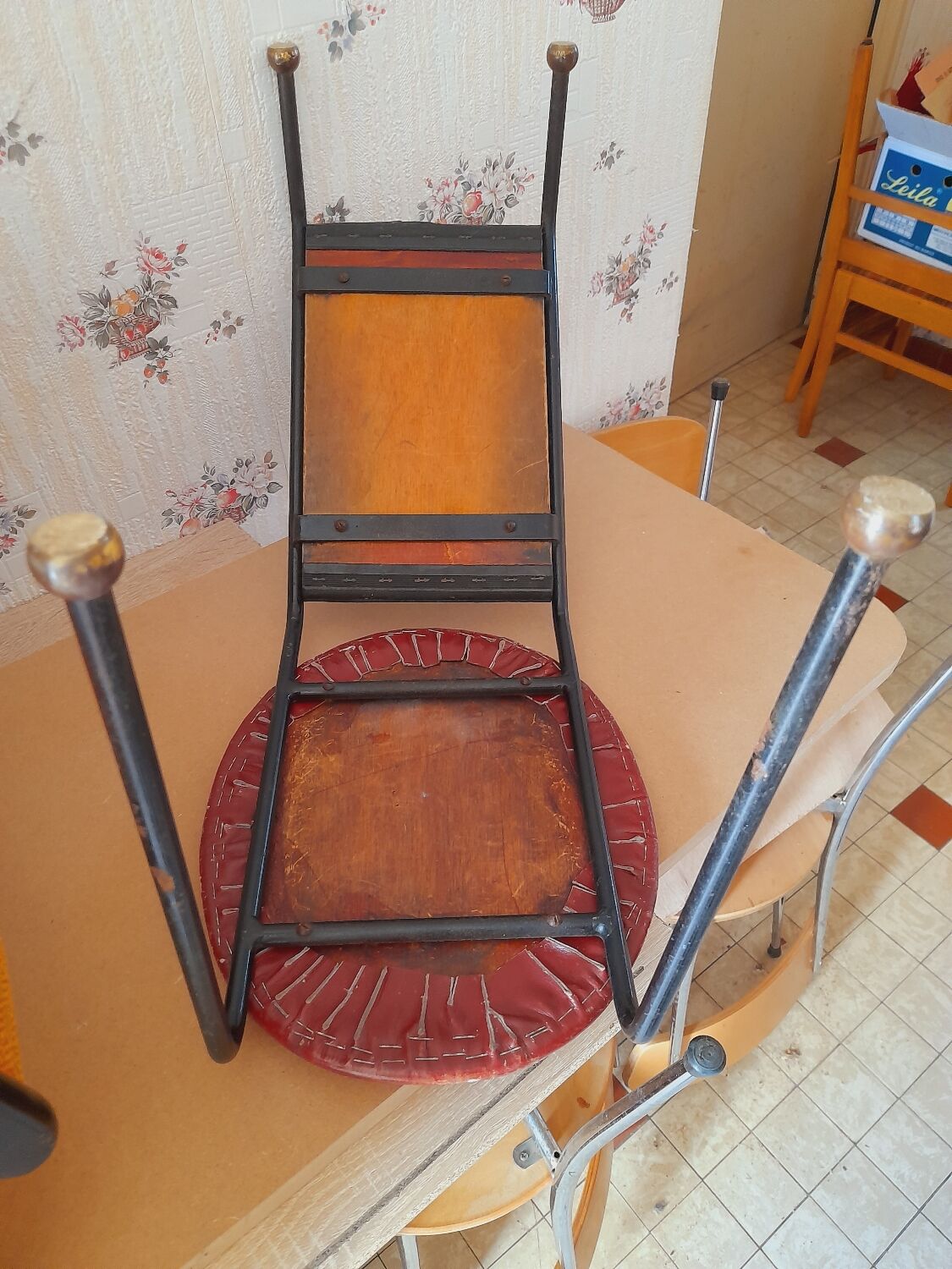 Vintage shoemaker stool