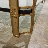 Vintage Brass and Glass Model T24 Coffee Table by Peter Ghyczy, 1970s