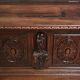 Carved wooden chest with twisted columns – Renaissance style