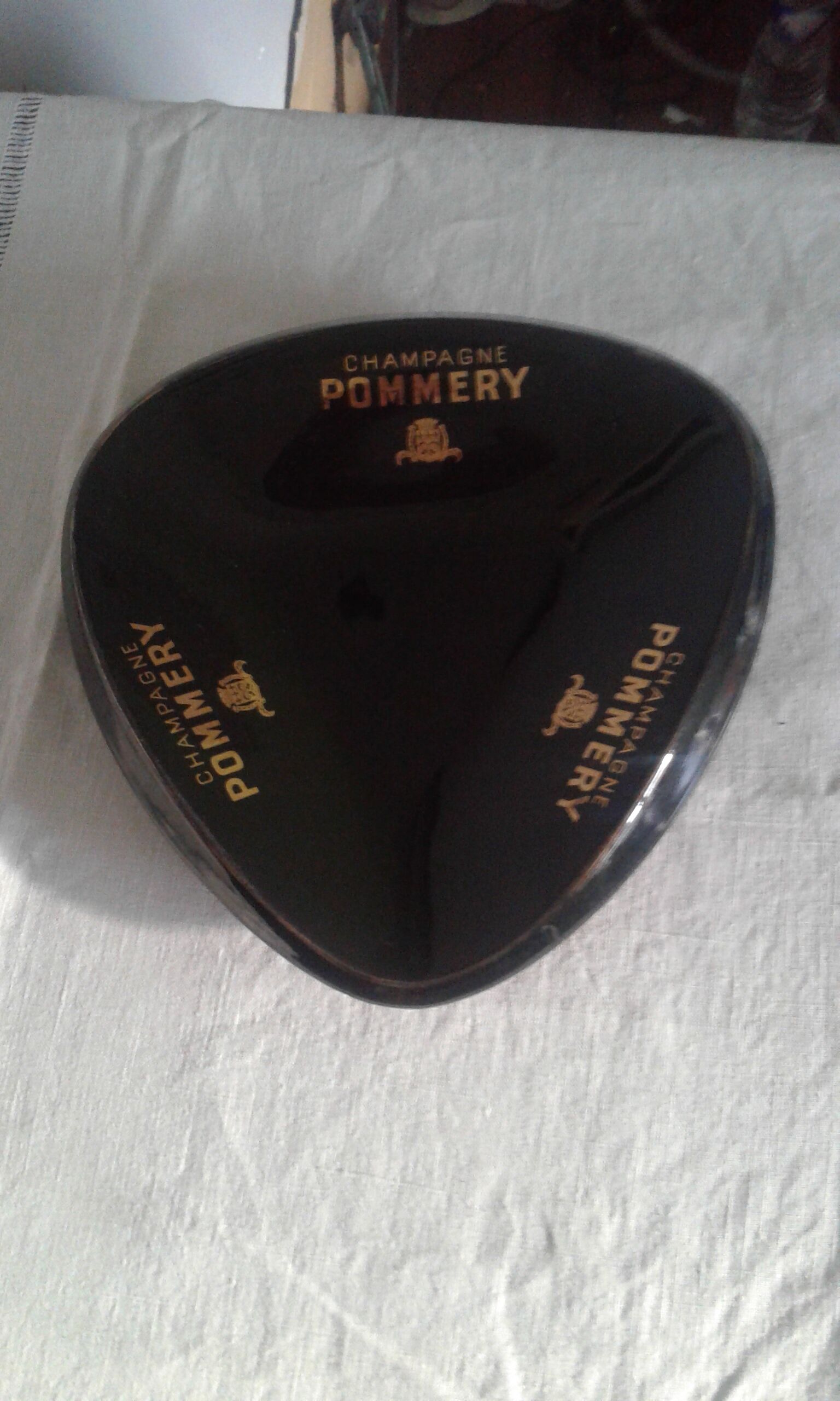 Pommery advertising ashtray