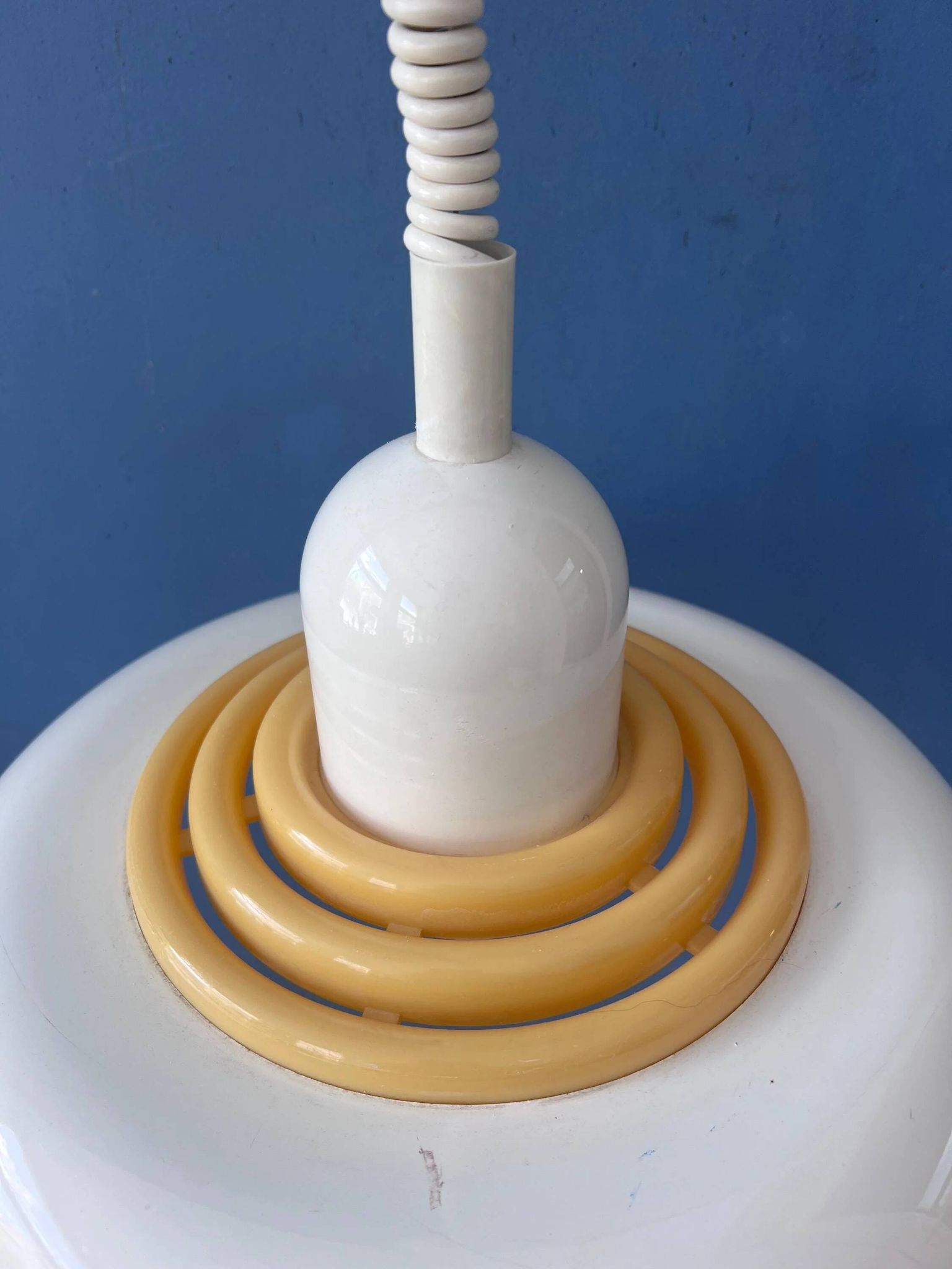 Beige Mid-Century UFO Suspension by Knud Christensen