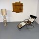 Fauteuil Lounge design Tecta par Mies Van Der Rohe réglable vintage