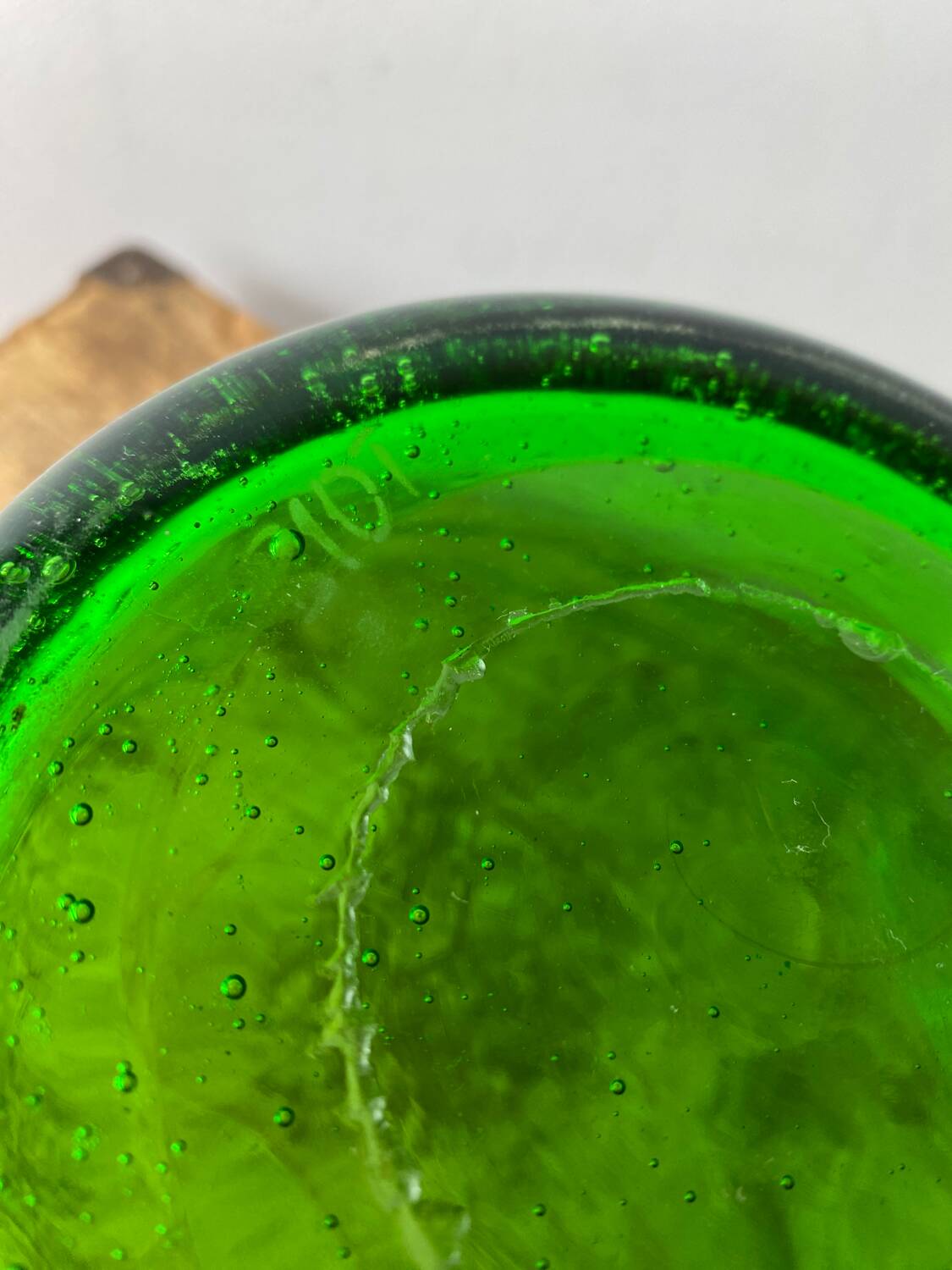 Saladier en verre bullé Biot