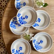 Set of 6 vintage soup plates model Edmond de Saint Amand - Moulin des Loups
