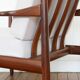 Scandinavian armchair in teak - Fabric, foams & straps: new