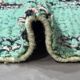 Contemporary mint green rug - 280 x 187 cm