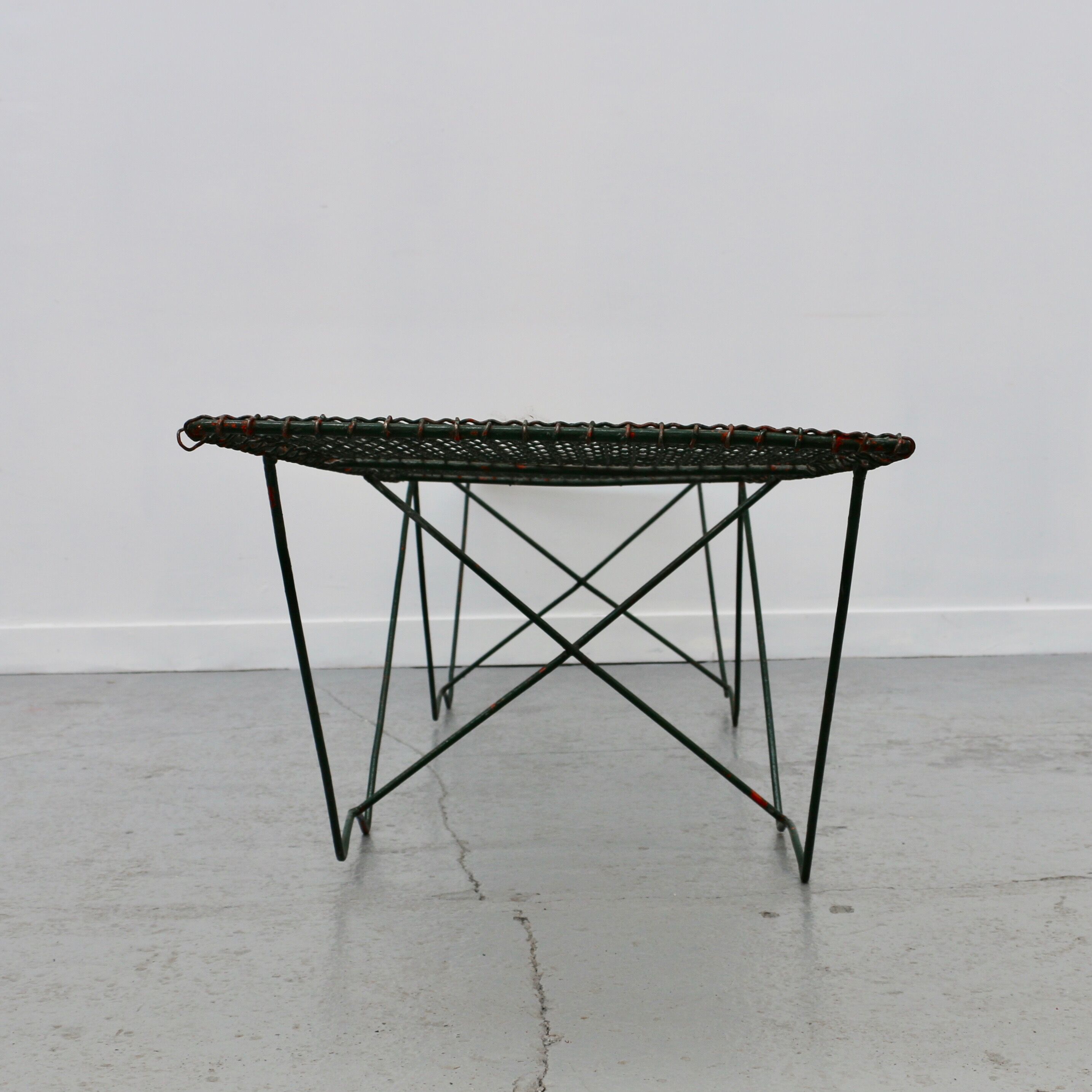 Large metal coffee table