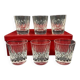 Baccarat, set of 6 Armagnac whisky glasses