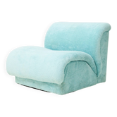 Blue armchair, Doimo Salotti, 1970s
