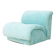 Blue armchair, Doimo Salotti, 1970s