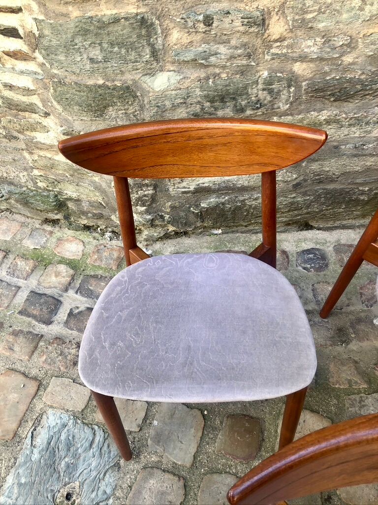 Set of six Harry Ostergaard chairs for Randers Mobelfabrick Denmark 1960