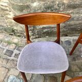 Set of six Harry Ostergaard chairs for Randers Mobelfabrick Denmark 1960