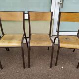 Set of 6 school chairs