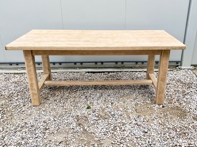 Stripped farmhouse table 180 cm