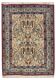 Persian oriental rug Iran Nain Tudeshk 1.08 x 0.78 cm - Wool and silk