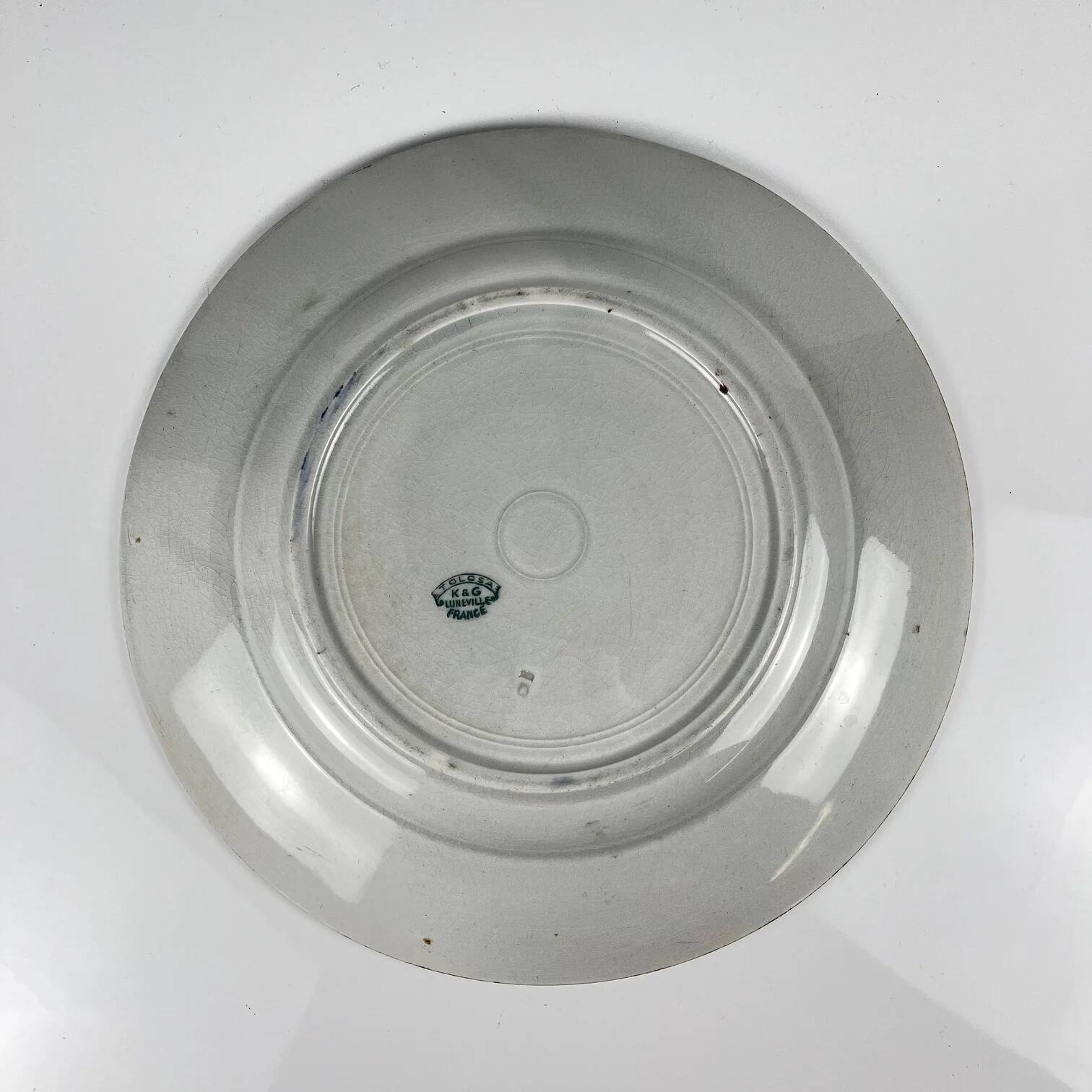 Round plate KG Lunéville "Tolosa", 1910/1920