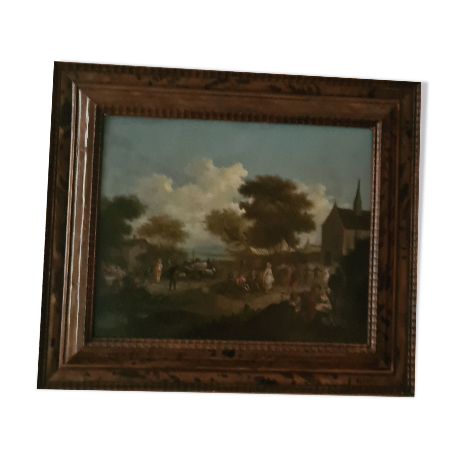 Lively village festival, end of the 18th century