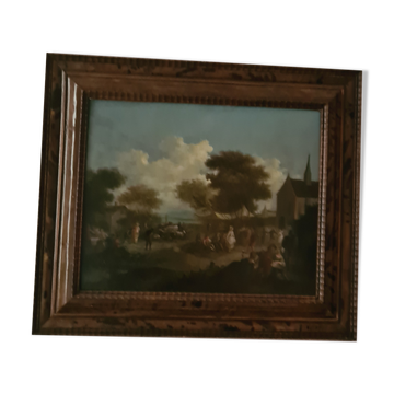 Lively village festival, end of the 18th century