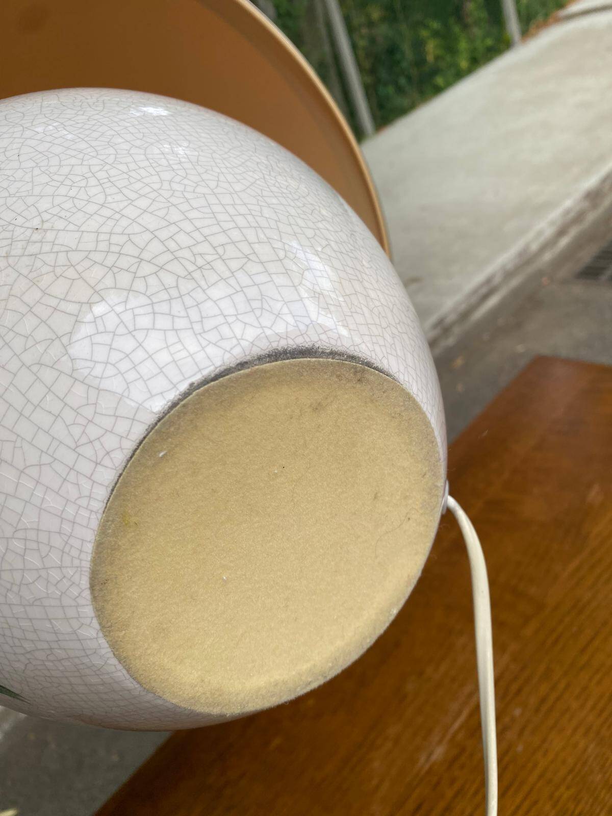 Vintage table lamp signed Louis Drimmer France 70s