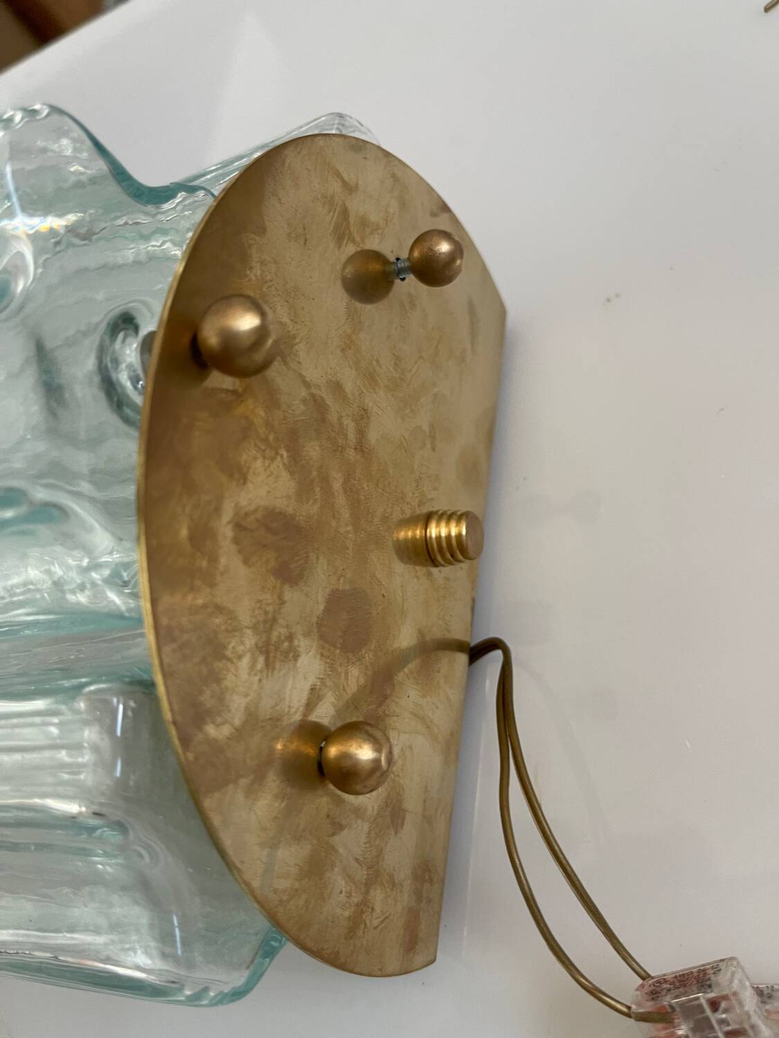 Large Murano Glass Tronchi Sconces Set of 6