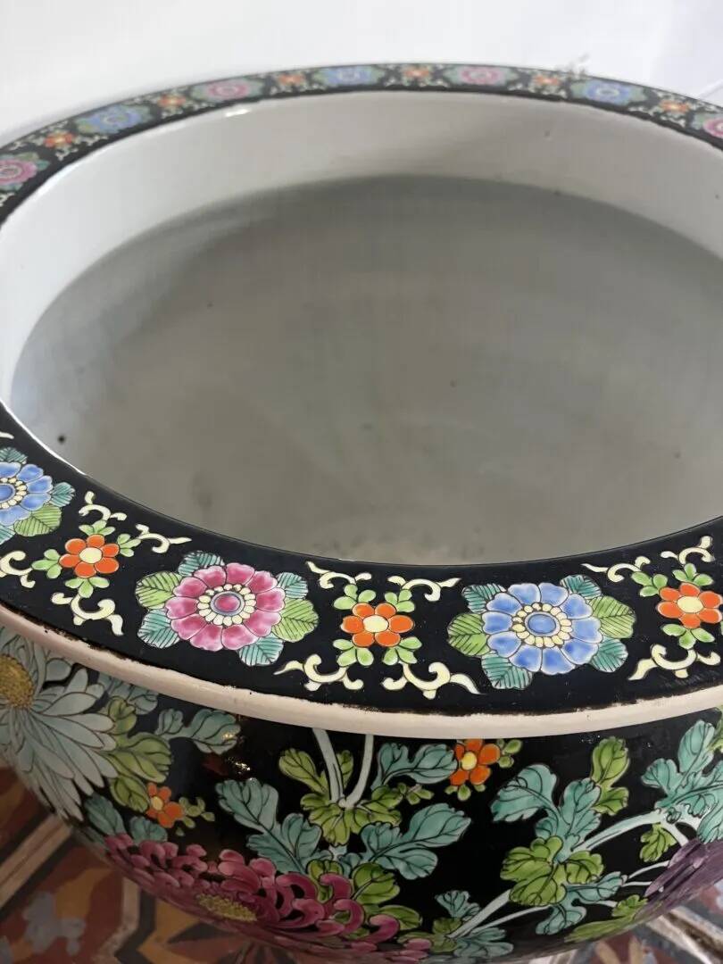 Pot de fleurs XXL asiatique