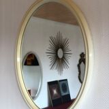 Tiger vintage oval mirror