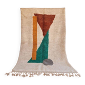 Handmade Beni Ouraine wool rug