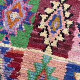 Tapis Berbere Boucherouite 90x200 Cm