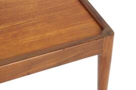 Square coffee table with reversible top 'Hilleberg' - mid century modern