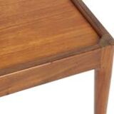 Square coffee table with reversible top 'Hilleberg' - mid century modern