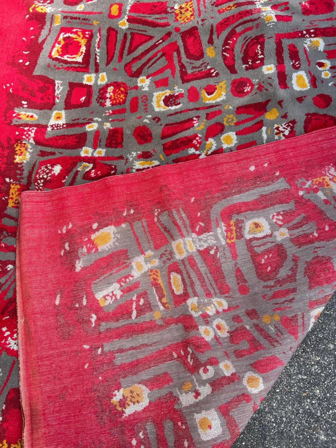 Robert WOGENSKY (1919-2019) rug from the 1970s, dimensions 3 x 2 m.