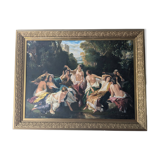 Painting Florinda after Franz Xaver Winterhalter 1853 - copy made by the artist SEIN AUNG 1990