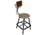 Tabouret usine queue de baleine