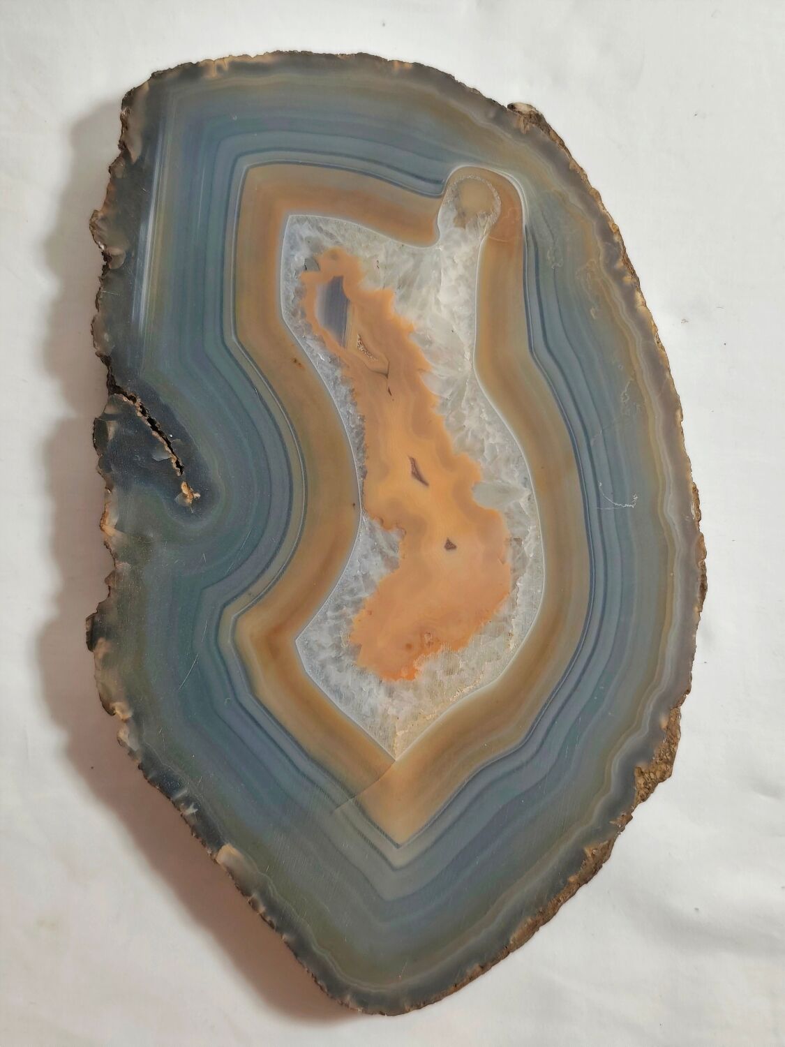 Cenicero de ágata y plata. España, 1970s.