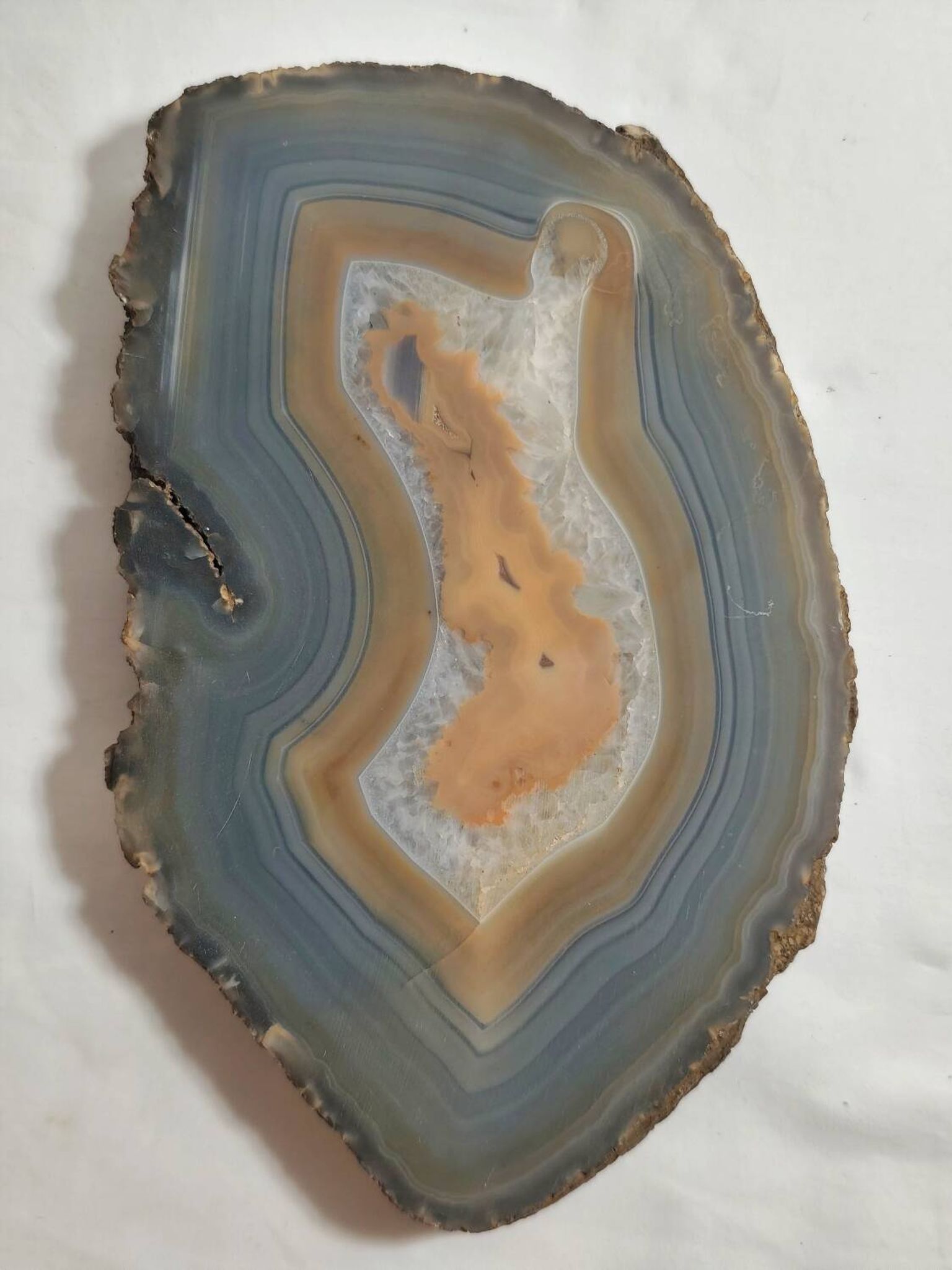 Cendrier en agate et en argent. Espagne, années 1970.