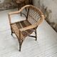 Popular rope, wicker and wood chair