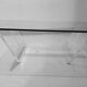 Glass and plexiglass coffee table 1970