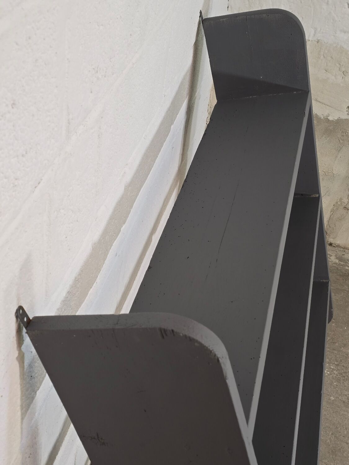 Antique grey kitchen shelf / wall shelf