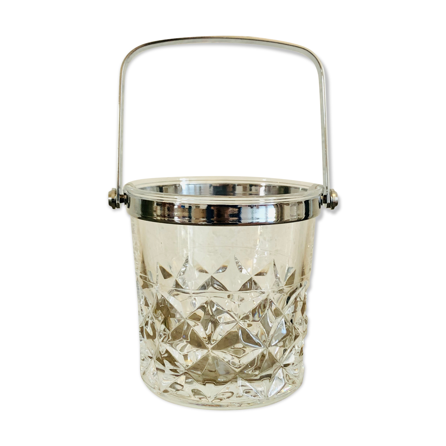 Ice jump, steel handle