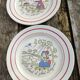 Set of 7 dessert plates K G Lunéville